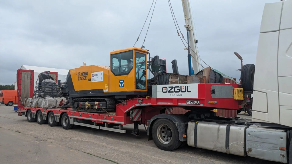 Компания «Афари» поставила установку ГНБ XCMG XZ450E в Красноярск